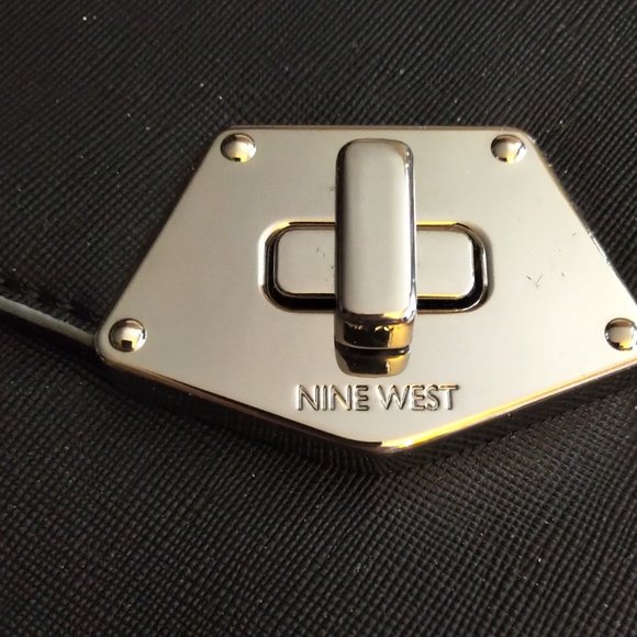 Nine West PVC BlackShoulder Bag - Picture 3 of 5